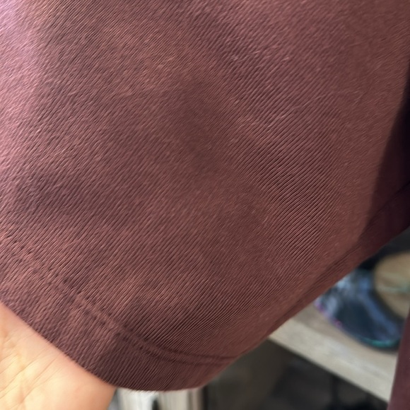 Zara ruffle layered burgundy dress Size large - Picture 5 of 7